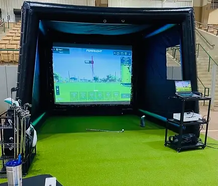 mobil golf sim rental