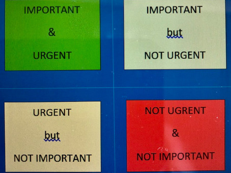 Urgent or Important?