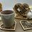 Miniature : Set de dessous de verres "Coeur"