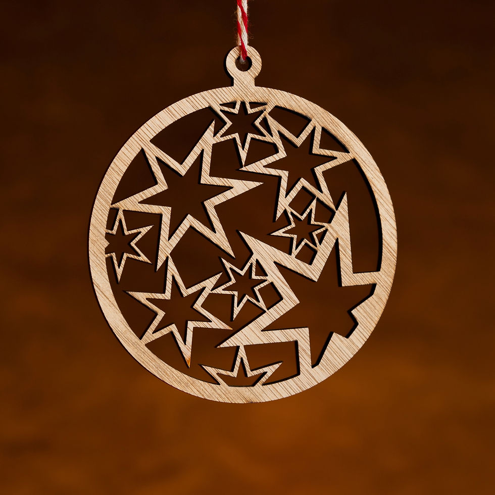 Boule de Noël - Etoile