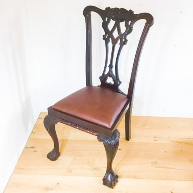 チッペンデールチェア（1890年代）のご紹介｜英国アンティークの家具