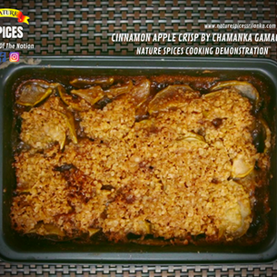 Cinnamon Apple Crisp By Chamanka Gamage