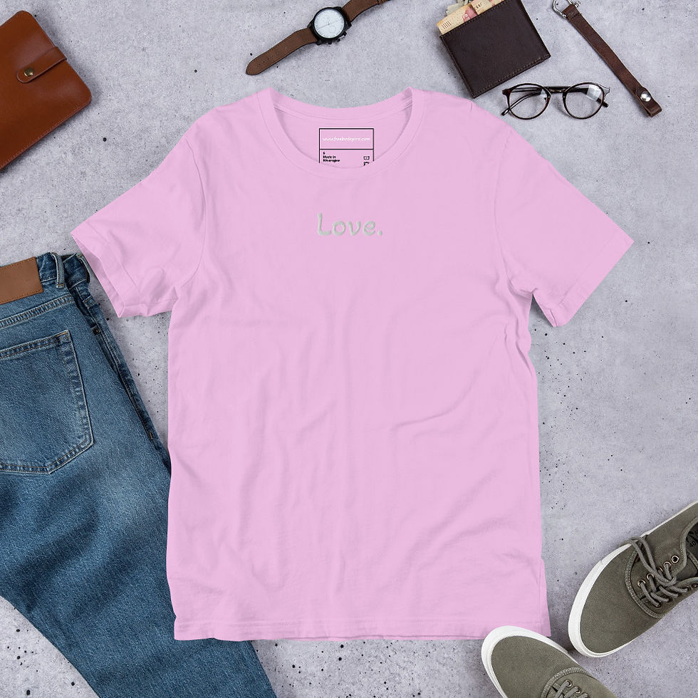 Thumbnail: Embordered "Love." Unisex t-shirt
