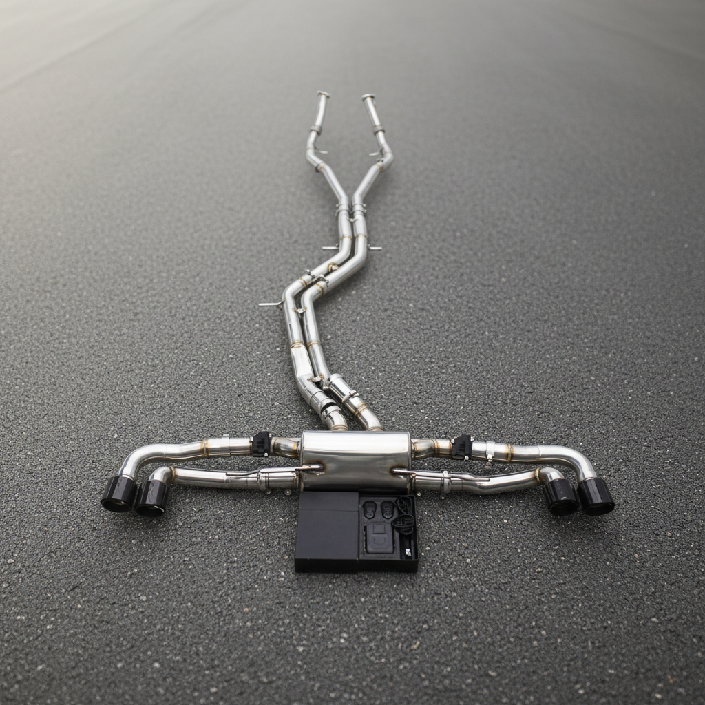 Audi RSQ8 valved exhaust