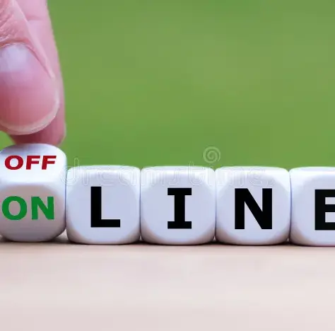 Person turning away from social media icons on a phone screen, symbolizing a choice to focus on meaningful, offline parenting coaching