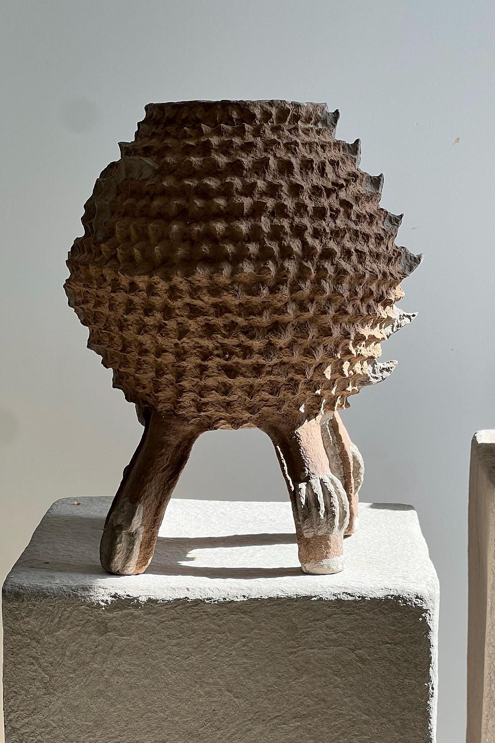 Thumbnail: The Ritual Set II - Paper Mache Vessel, Handmade Sculptural Decor