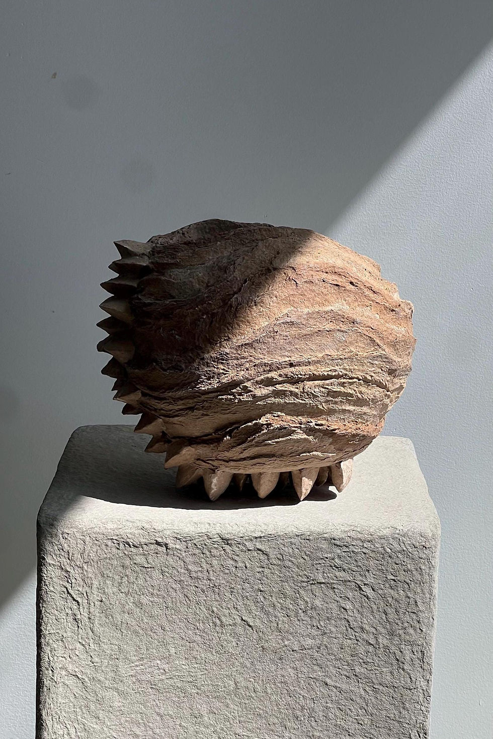Thumbnail: Guardians of Breath - Sculptural Paper Mache Vessel