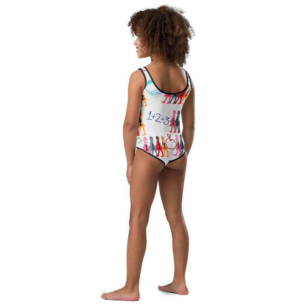 Thumbnail: All-Over Print Kids Swimsuit