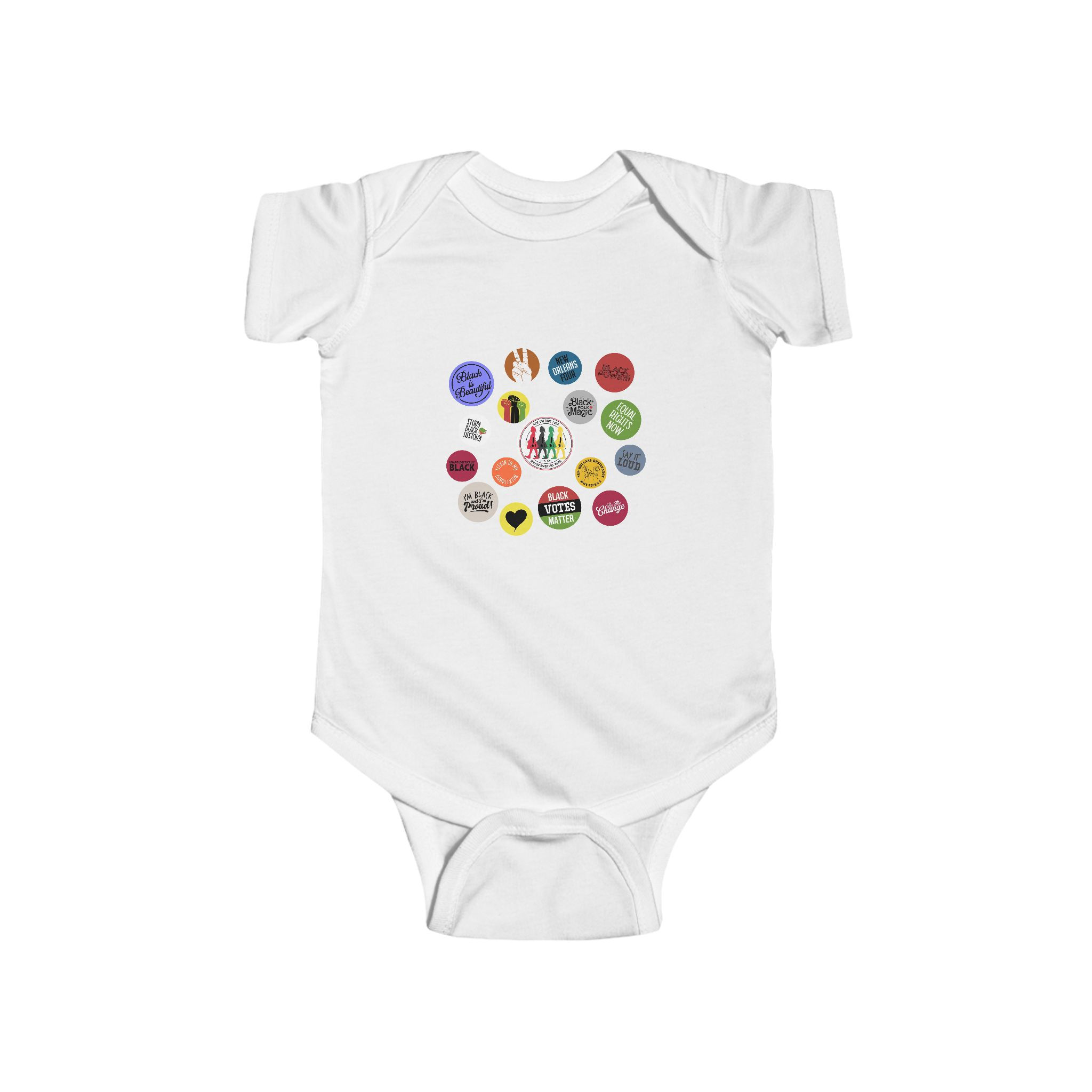 New Orleans Four Legacy Collection "I'm Black -n- I'm Proud" Infant Bodysuit