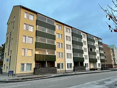 5 and 4 storey high two residential buildings