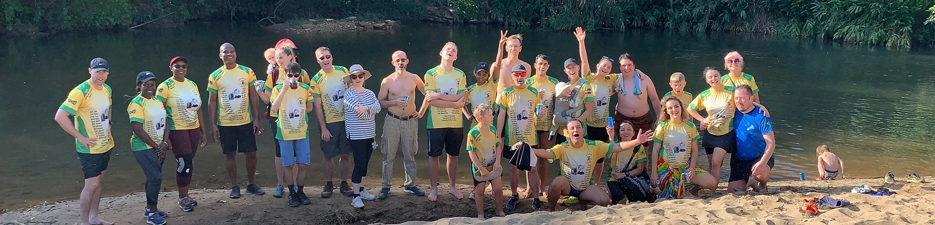 Brasilia Hash House Harriers by water