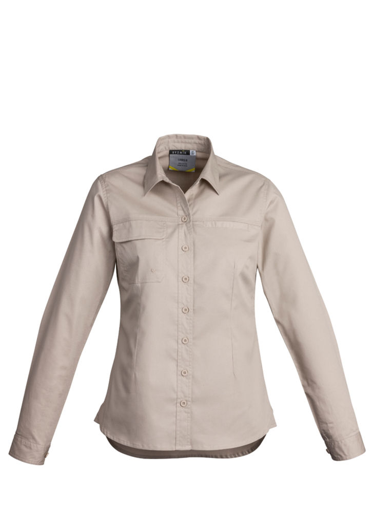 Thumbnail: ZWL121 Womens Lightweight Tradie L/S Shirt