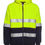Thumbnail: HI VIS (D+N) FULL ZIP FLEECY HOODIE