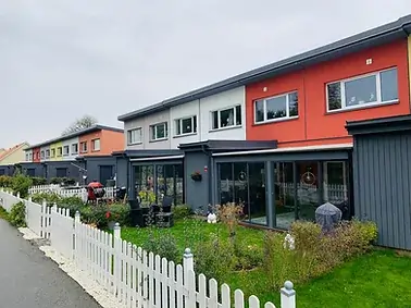 24 and 26 two-storey row houses