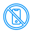 No Phones Icon