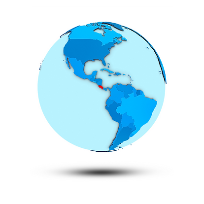 World Map Costa Rica Location