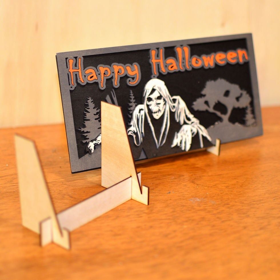 Thumbnail: Halloween Scary Ghoul Desktop Shelf Decoration Sign