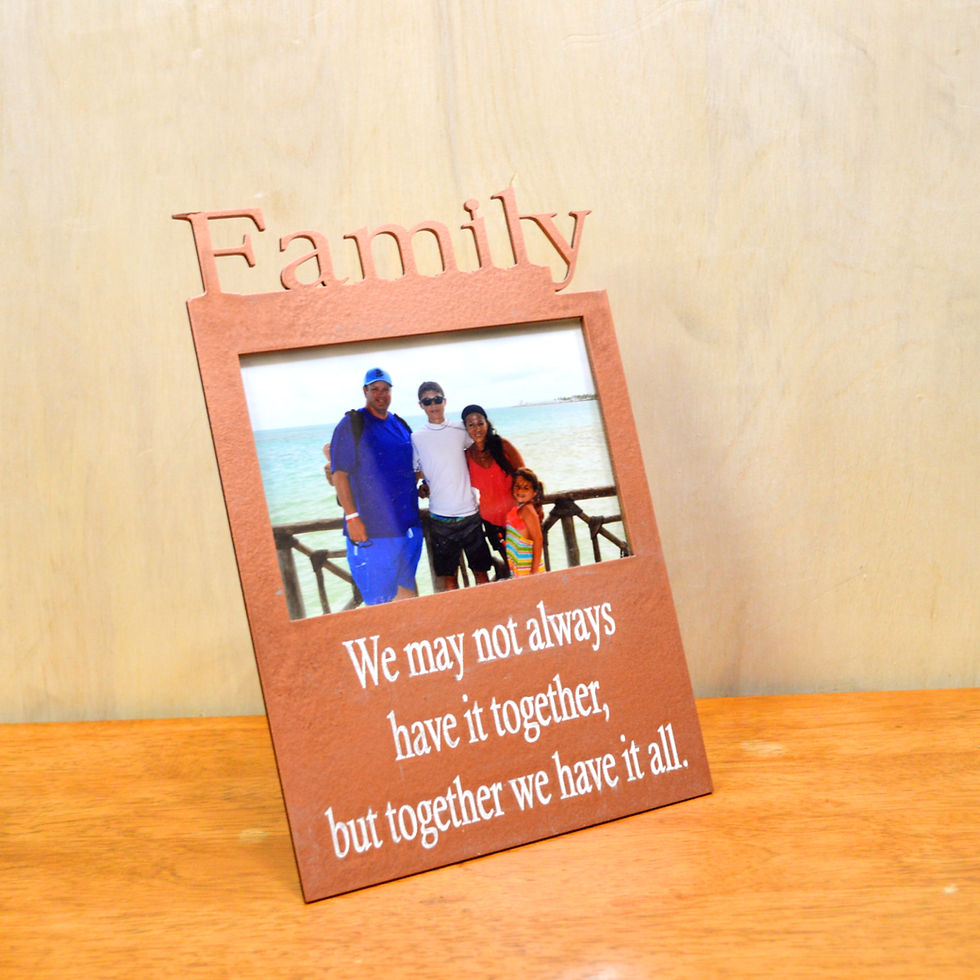 Thumbnail: Family Photo Picture Frame for 4" x 6"