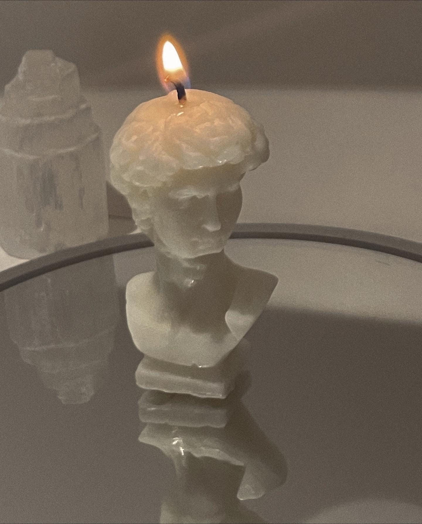 Bust of David Candle (Scented)
