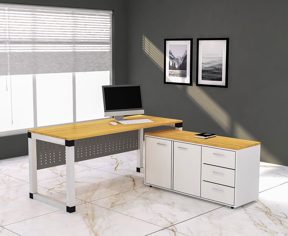 Santino Executive Table in Hackberry