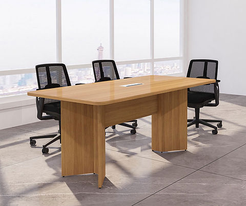 Egan Meeting Table in Garden Walnut (6 seater) Ergoflex (I) Pvt Ltd