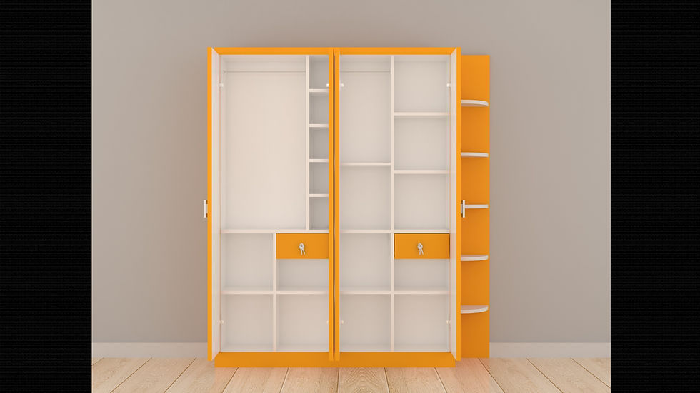 Thumbnail: Gia Kid's Wardrobe In Sunshine Yellow