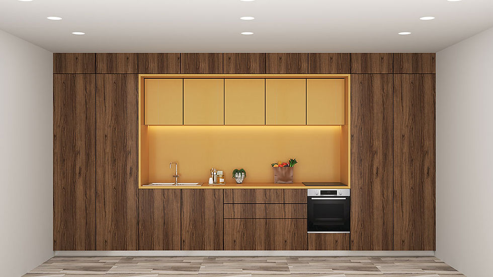 Thumbnail: Carissa Modular Kitchen in Linear Design