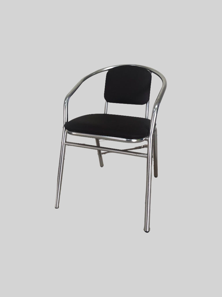 Elena Visitors Chair in Black