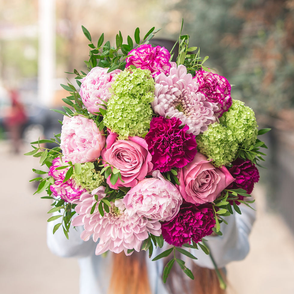 Miniature : Mademoiselle-Bouquet tige couleurs aux choix