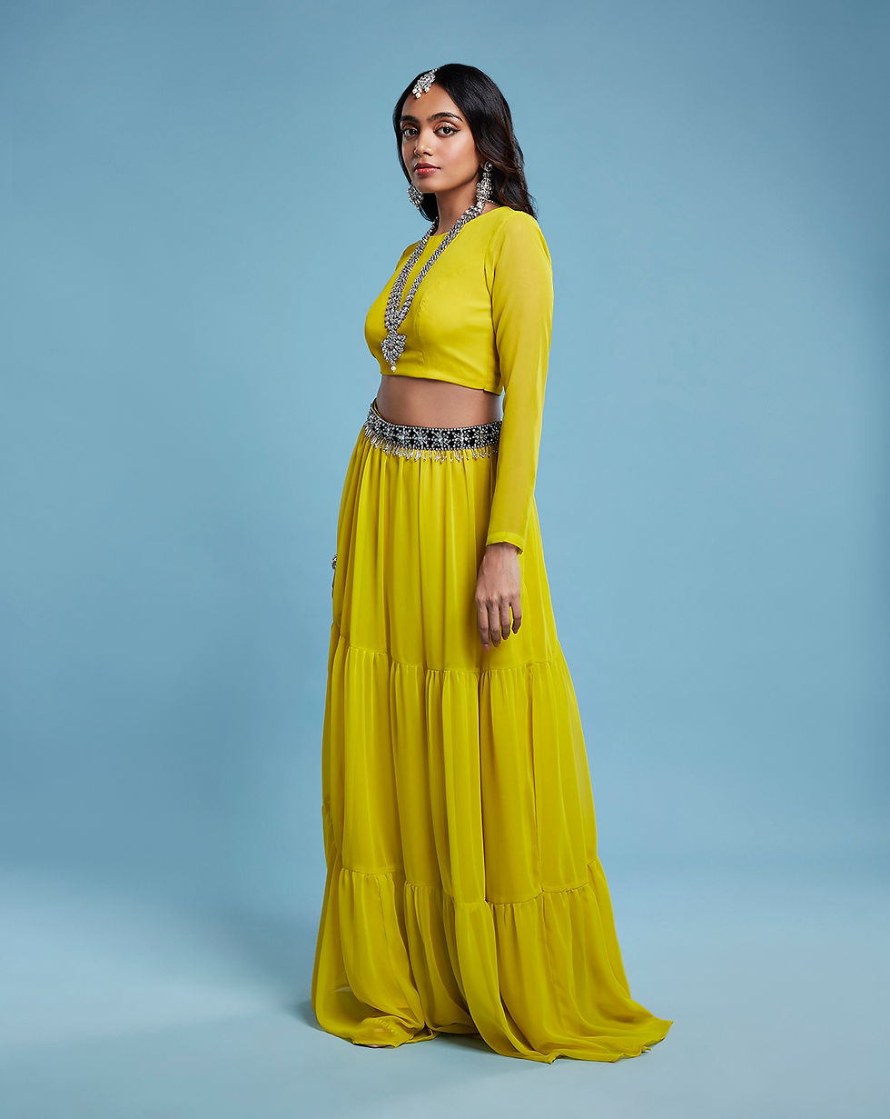 Thumbnail: LIME LEHENGA SET