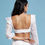 Thumbnail: WHITE FRONT TIEUP BLOUSE