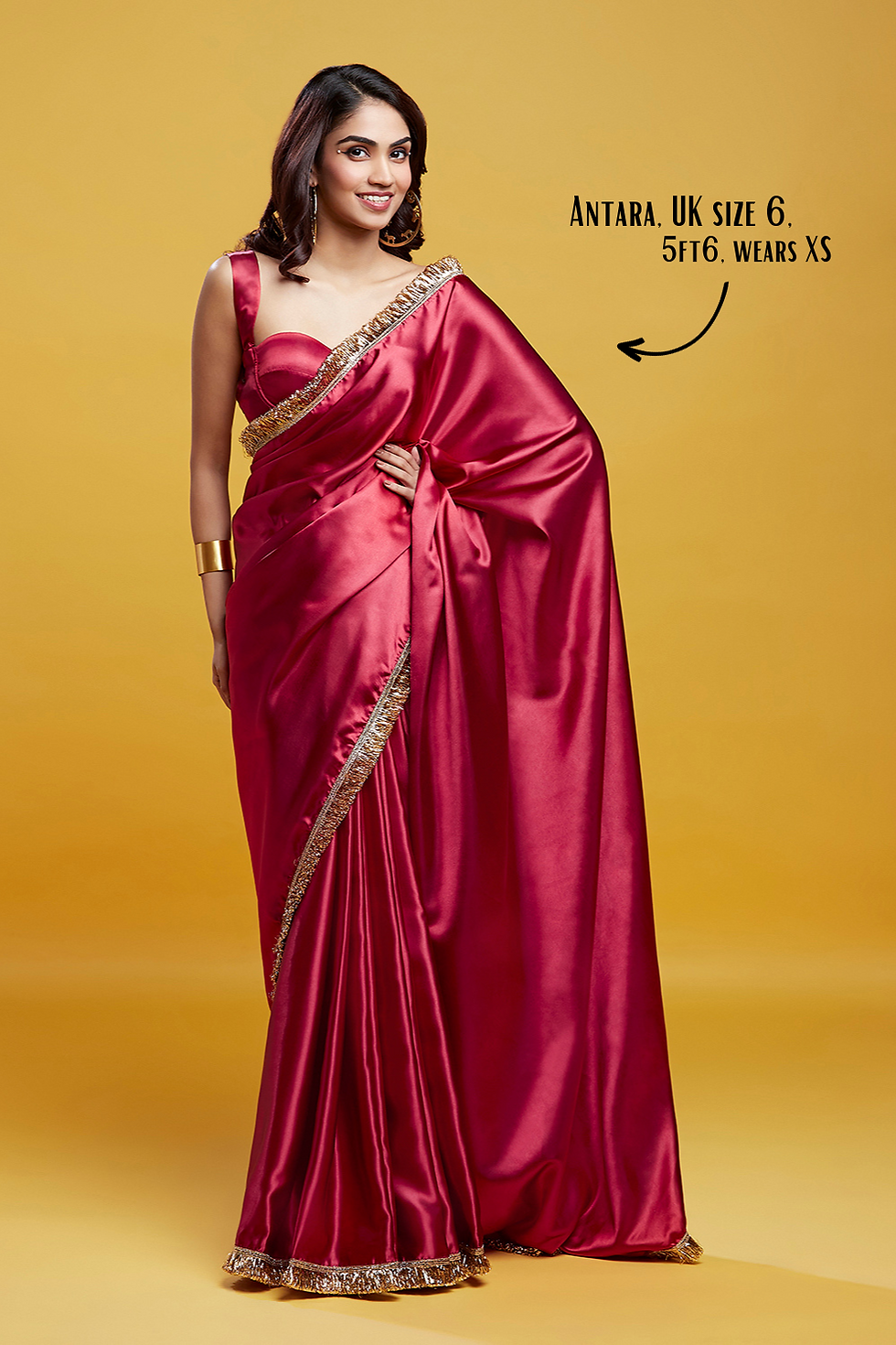 Thumbnail: Red Cocktail Saree