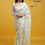 Thumbnail: White & Silver Barfi Saree