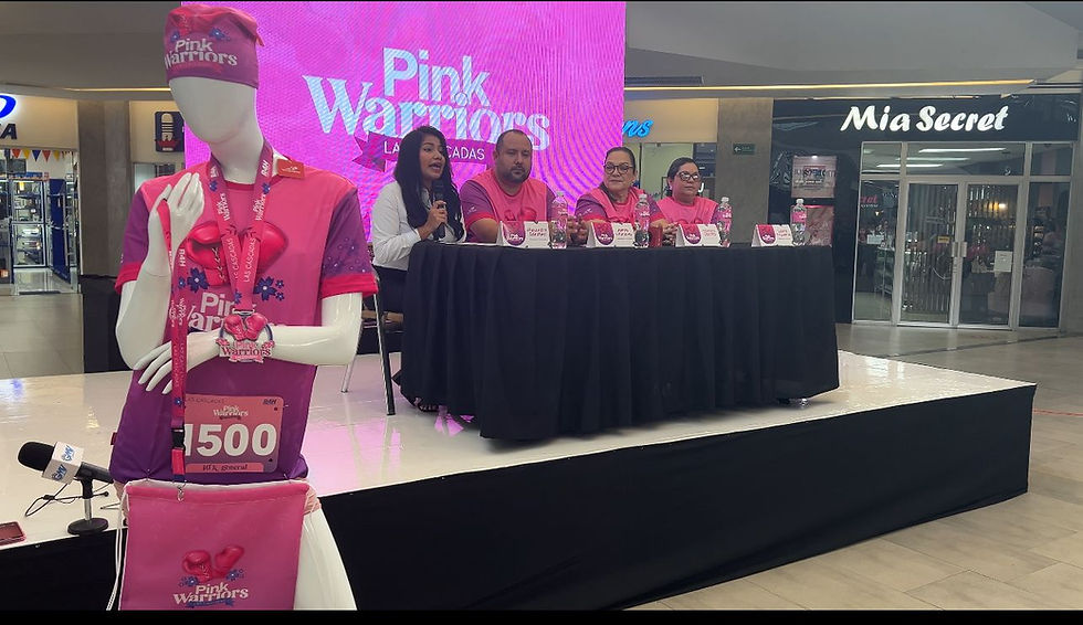 CENTRO COMERCIAL LAS CASCADAS SE VISTE DE ROSA PARA LA TERCERA EDICIÓN DE PINK WARRIORS EN OCTUBRE