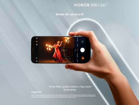 El HONOR 400 Lite, tu compañero creativo con IA integrada estas vacaciones