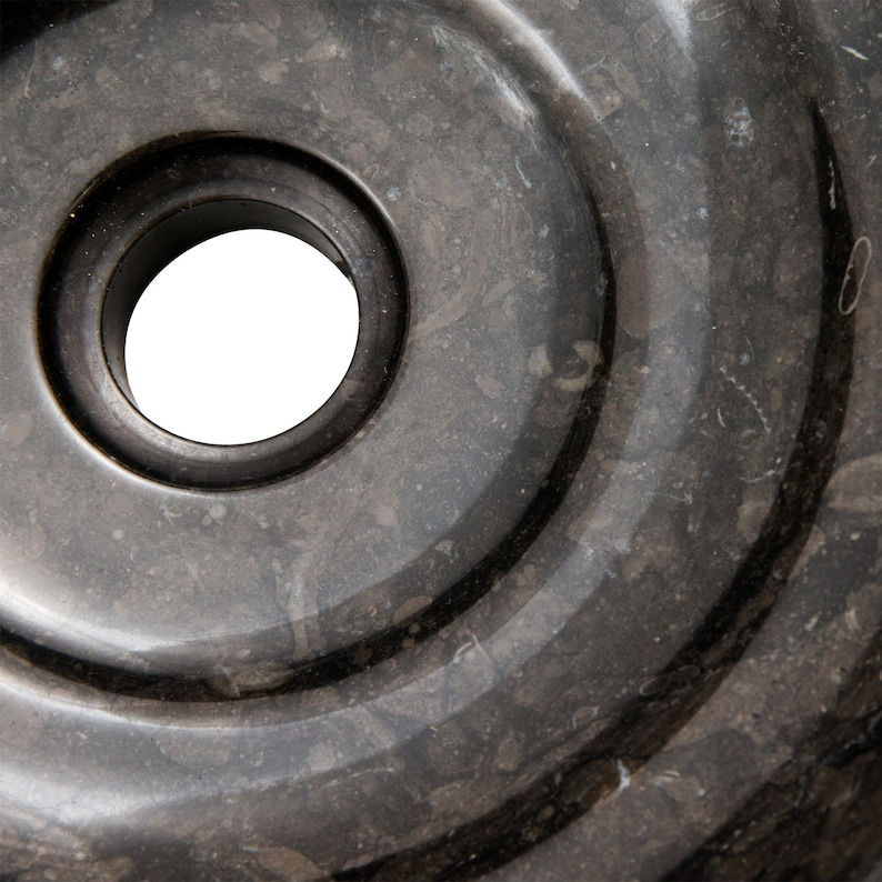 Thumbnail: Black Marble Bathroom Washbasin Sink Step Tyre Design