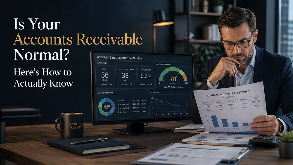 Is Your Accounts Receivable Normal? Here's How to Actually Know