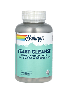 Solaray Yeast-Cleanse supplement – natural candida support, reduces bloating and supports gut health