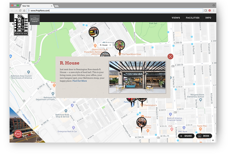 google map for virtual tours