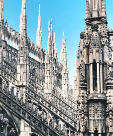 Azoteas de la Catedral de Milán