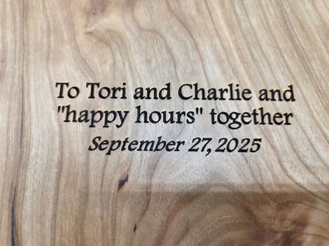 Personalized Wedding Engraving