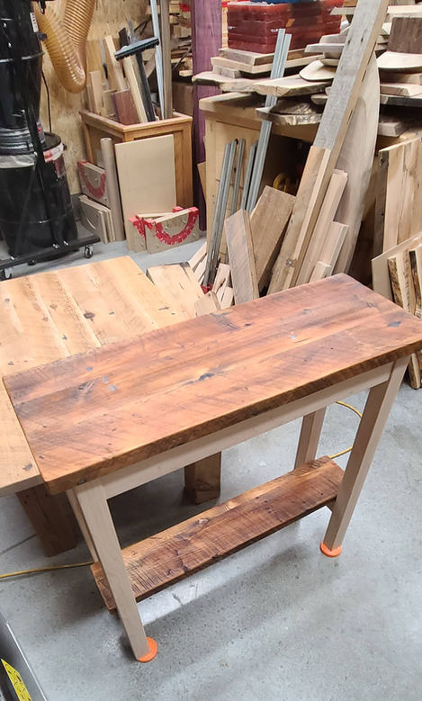 Reclaimed Wood Entry Table