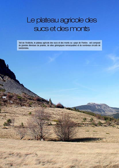 Le Plateau des sucs et des monts