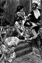 Georges Bellenger, Berthe en fuite, illustration pour l’édition de 1883