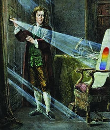 Isaac Newton et le prisme, in Encyclopédie Universalis Junior