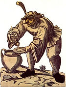 Le zanni Corneto, le paysan glouton