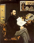 Manet, portrait de Zola