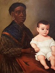 Josepha Diaz y Clucellas, La Negra y el niño, 1873. Musée historique Provincial Brigadier Estanislao López, Santa Fe, USA