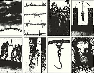 Manu Larcenet, Le Rapport de Brodeck, 2015 : la mort dans le camp