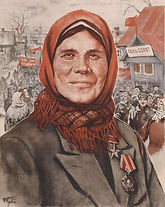 Piotr Krivonogov, La femme dans l’État soviétique, 1947. Affiche de propagande